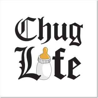 Chug Life White Posters and Art